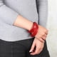 thumbnail image 4 of Vintage para proteger de material cuero brazalete brazalete brazalete remaches punk brazalete joyería bohemia 17.3 " rojo Yinane Brazalete de pulsera, 4 of 4