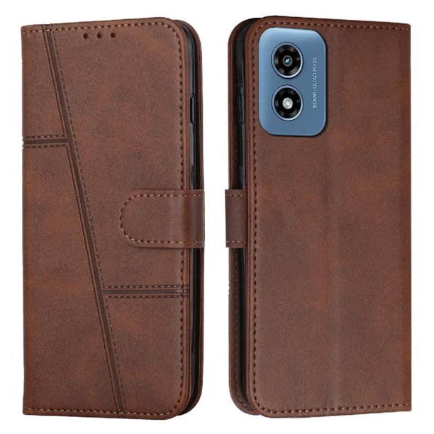 Funda Flip para FOXDOCK Motorola Moto G04/G24 – Carcasa delgada y resistente a impactos con soporte para uso diario y profesional