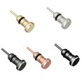 thumbnail image 4 of 3.5 AUX Earphone Interface Phone Audio Dust Stopper dust cover Cover Mobile Phone Card Retrieve Card Pin Accessory, Rose Golden, 4 of 9