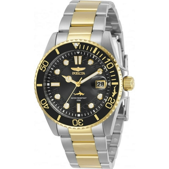 Invicta 30483 Womens Pro Diver Quartz 3 Hand Black Dial Watch