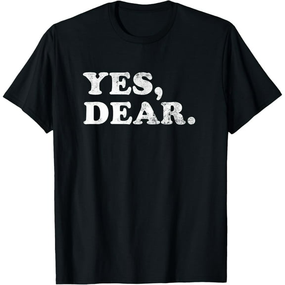 Retro Style Distressed Yes, Dear T-Shirt