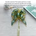 thumbnail image 2 of Pull Bows Ribbon for Gift Wrapping Festive Wedding Decoration Wear-resistant Gifts Baskets Multifunctional Christmas Present Dark Green, 2 of 6