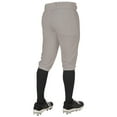 CHAMPRO Triple Crown 2.0 Baseball Knickers, Youth Medium, Grey