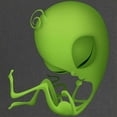 thumbnail image 2 of CafePress - Alien Fetus Maternity Dark T Shirt - Maternity Dark T-Shirt, 2 of 3