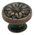 thumbnail image 2 of Amerock Natural Elegance 1-5/16 in (33 mm) Diameter Rustic Bronze Cabinet Knob, 2 of 2