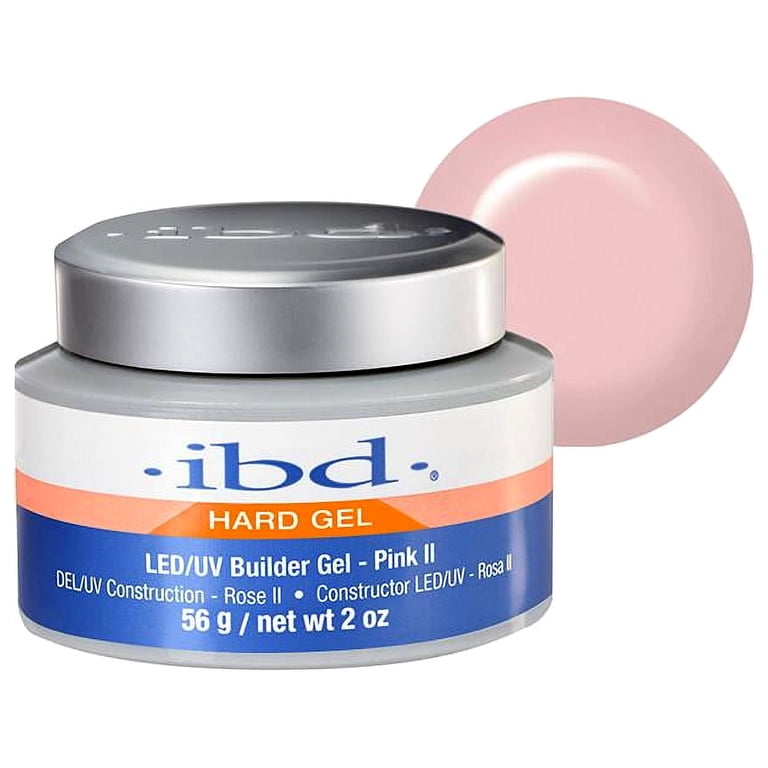 ibd LED UV Builder Gel Pink II, 56g, Translucent, Self-Leveling