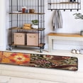 thumbnail image 4 of SKYSONIC 2X6 Feet Embroidered Floral Design Runner Rug with Rubber Backing, Vintage Non Slip Entryway Rug Runner Washable Soft Area Rug Carpet for Hallway Bedroom Kitchen Decor, 4 of 6