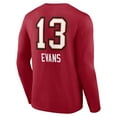 thumbnail image 3 of Men's Mike Evans Red Tampa Bay Buccaneers Team Wordmark Name & Number Long Sleeve T-Shirt, 3 of 3