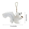 thumbnail image 3 of PuSpu Foam Squirrel Pendant Christmas Tree Ornament - Multicolor Hanging Decoration for Home & Holiday Festivities (15x10x10cm), 3 of 6
