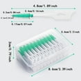 thumbnail image 4 of Godom 160pcs Double-ended Toothpicks Disposable Silicone Tooth Picks Floss Suitable for Youth Adults, 4 of 4