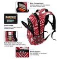 thumbnail image 4 of ALAZA Baseballs on Red Backpack Elementary School Bag Bookbag Travel Rucksack, 4 of 7