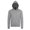 Gray Marl, variant on SOLS Mens Stone Zip Up Plain Hoodie