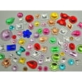 thumbnail image 4 of U8MO 500 Assorted Flatback Acrylic Rhinestone Gems Rivoli Center Mixed Color, 4 of 6