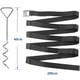 thumbnail image 4 of Kit de anclaje de trampolín de servicio pesado Estacas de viento de anclaje de tierra con cuerda Amarres de trampolín universales Kit de anclaje de estacas de acero para trampolines Xemadio 2034295, 4 of 9