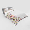 thumbnail image 2 of Ambesonne Music Bedding Set 4 Pcs, Colorful Festival Frame, Queen, Multicolor, 2 of 2