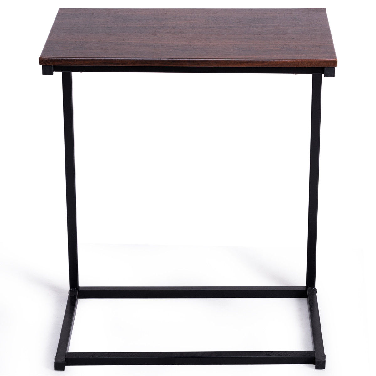 Gymax 26'' Laptop Holder Sofa Side End Table C Table Home Office Furniture