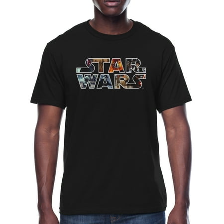 Star Wars Time Line Logo Fill Men's Graphic T-Shirt