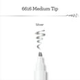 thumbnail image 4 of Apple Barrel Multi-Surface Medium Tip Paint Pen, Silver, 1 Piece, 4 of 11
