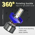 thumbnail image 5 of HUAYEYC 10000LM 55W H11 H9 LED Headlight Bulbs, H8 H16 Fog Light Bulbs, Super Bright, 6500K Cool White, Pack of 2, 5 of 11