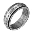thumbnail image 1 of Titanium Steel Tensile Rotating Ring A Rotatable Titanium Steel Ring Men's Accessory For Relieving Stress And Anxiety, 1 of 9