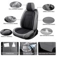 thumbnail image 3 of Car Seat Covers Full Set Fit for Mazda CX-5 2011-2026, Premium Faux Leather Seat Protectors, Breathable, Waterproof & Anti-Slip Full Wrapping Edge Seat Covers (Black&White, Full Set), 3 of 7