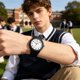 thumbnail image 1 of Reloj de pulsera de cuarzo analógico con movimiento silencioso, impermeable, estilo deportivo casual, unisex para estudiantes, chicos y chicas adolescentes., 1 of 9