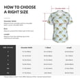 thumbnail image 4 of Uemuo Cartoon Sea Turtle Printed Women's Classic V-Neck T-Shirt - Soft, Breathable, Moisture-Wicking, Perfect for Casual, Office, Travel, and Everyday Wear-Large, 4 of 5