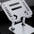 thumbnail image 1 of unbranded 1Ud Soporte Portátil Para Laptop De Aleación De Aluminio Ajustable Plata, 1 of 8