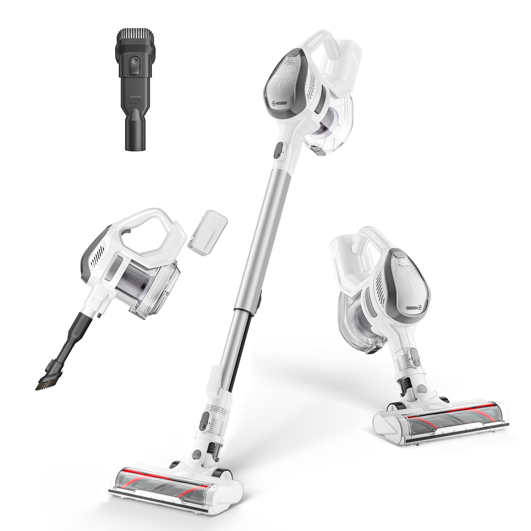 MOOSOO M8 Cordless Vacuum Cleaner, 4 in 
