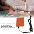 thumbnail image 3 of Silicone Heater Mat, Silicone Rubber Heating Plate Fast Heating Excellent Electric Strength  for Pipes, 3 of 7
