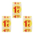 thumbnail image 1 of 1500Pcs 1.50 Euro Price Stickers Price Labels Small Round Decal for Supermarket, 1 of 6