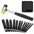 thumbnail image 1 of Hollow Hole Punch Set (1.0-10mm), Leather Punch Tool, 1 of 5