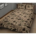 thumbnail image 2 of Juego de cama edredón con estampado de cacao y chocolate, 2 of 5