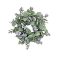 thumbnail image 2 of Guirnalda de flores artificiales para decoración de primavera y verano, guirnalda de plástico multicolor de 12.5 pulgadas para puertas, ventanas, paredes, uso en interiores y exteriores., 2 of 7