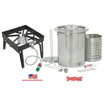 Bayou Classic 9195 Stainless-Steel Outdoor 32-Quart Turkey Fryer Kit