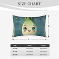 Adorable Kawaii Fennel Character Throw Pillow Covers 16" x 24