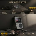 thumbnail image 3 of MUSICOZY 80GB MP3 Player with Bluetooth 5.3,Lossless DSD FLAC HD HiFi Portable Digital Music Player with FM Radio Recording,2.4in HD Screen Music Mp3 Player,10H Music Playback,128GB Support, 3 of 11