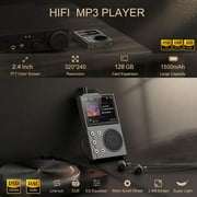 MUSICOZY 80GB MP3 Player with Bluetooth 5.3,Lossless DSD FLAC HD HiFi Portable Digital Music Player with FM Radio Recording,2.4in HD Screen Music Mp3 Player,10H Music Playback,128GB Support