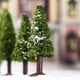 thumbnail image 4 of Árboles de Navidad artificiales Paisaje Paisaje Mini Arquitectura Escena de plástico Paisajismo Artesanía Plantas Calle15 piezas Inevent HA009160-01, 4 of 7
