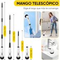 thumbnail image 3 of Cepillo Electrico Limpieza Inalámbrico con Cabezales de Cepillo, Velocidades y Mango de Extensión Ajustable, Fregadora Giratoria Eléctrica, 3 of 4