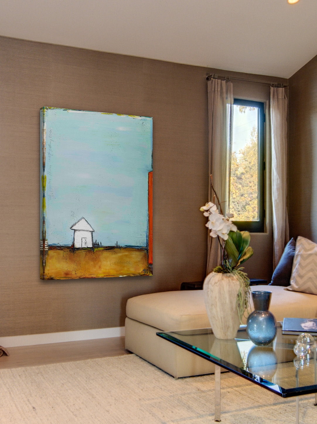 Marmont Hill "Balance" by Tori Campisi Painting Print on Canvas