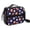 Football and Rugby Navy Pattern, variant on Football and Rugby Navy Pattern Bento School Insulated Lunch Bag Box with Shoulder Strap and Bottle Holder, 11" X 9.5" X 3.5"