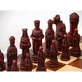 thumbnail image 3 of Berkeley Chess Camelot Ornamental Chess Set (cream and red, board not included), 3 of 5