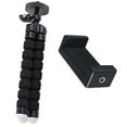 thumbnail image 2 of Acuvar 6.5" inch Flexible Tripod With Universal Mount for All iPhones, Samsung Phones and Many More & an eCostConnection Microfiber Cloth, 2 of 5
