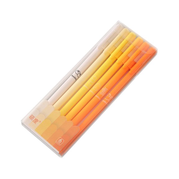 Morandi Color Black Neutral Pen Student Stationery Six Pen 5ml