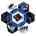 thumbnail image 2 of NUAHRHY 6 Ways Fuse Box 12V/24V Car Truck Boat Marine Bus RV Van Blade Fuse Holder Box Block Case, 2 of 9