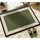thumbnail image 1 of Alfombra de piso verde medio para entrada de cocina (no para baño), barro de diatomeas absorbente, 40 cm x 60 cm, tela texturizada, base antideslizante, 1 of 7