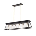 thumbnail image 6 of AC11854BK-Artcraft Lighting-Lucian - 6 Light Island-10 Inches Tall and 10 Inches Wide-Black/Brushed Brass Finish, 6 of 7