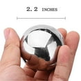 thumbnail image 7 of Meggemo Round Stainless Steel Whiskey Stones Ice Cubes for Home Bar Cocktails Bourbon Scotch Keeps Drinks Cold Longer Reusable Durable Non Diluting, 7 of 7