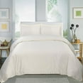 thumbnail image 4 of Home Sweet Collection 3 PC Solid Egyptian Cotton Duvet set (King, Ivory), 4 of 4